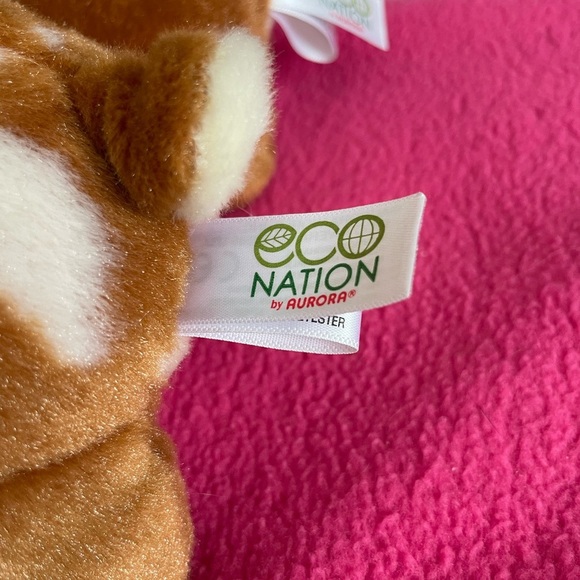 Adorable Twin Fawn Plush Animals by Eco Nation 9” - Picture 4 of 7